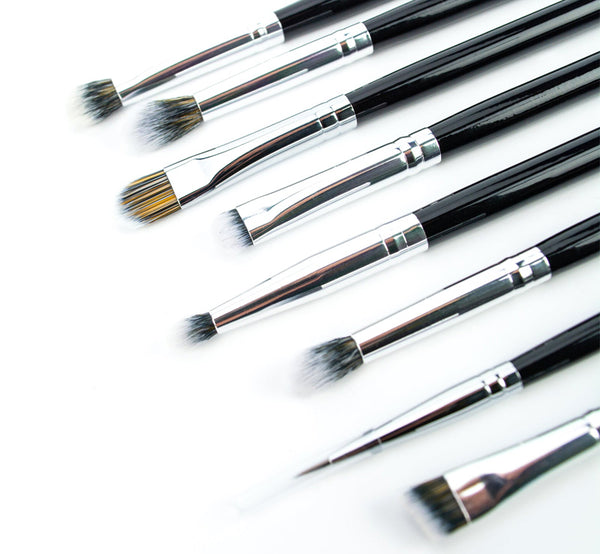 Peaches & Cream Essential Eye 8 Piece Brush Set Glam Raider