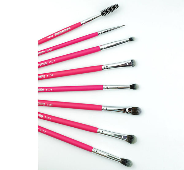 Peaches & Cream Essential Eye 8 Piece Brush Set Glam Raider
