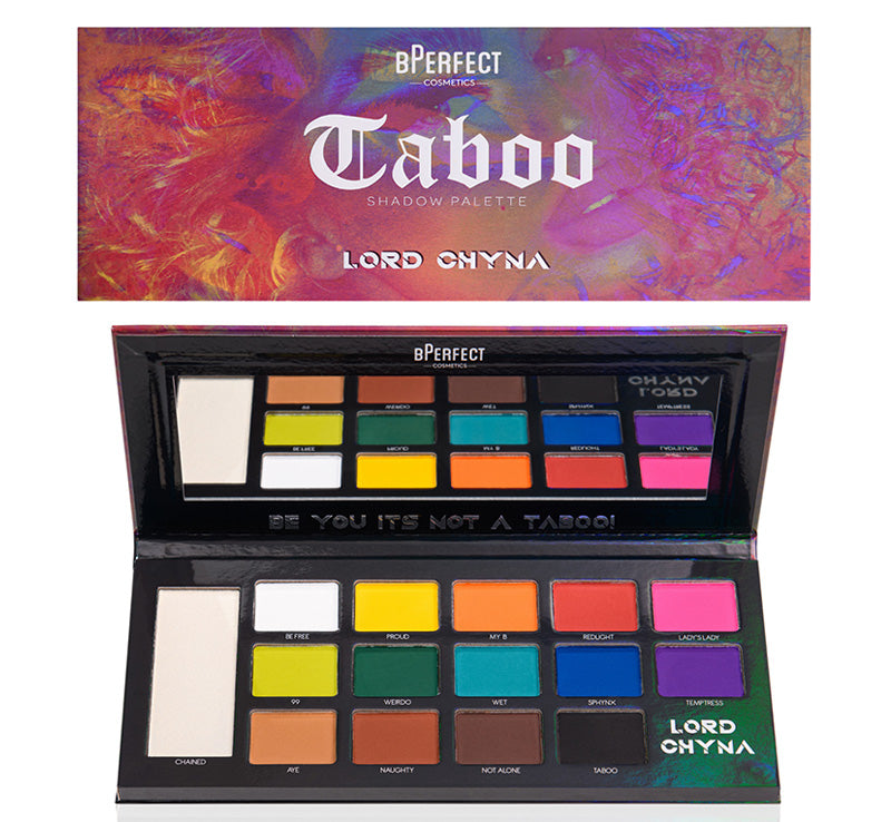 BPERFECT x LORD CHYNA TABOO PALETTE