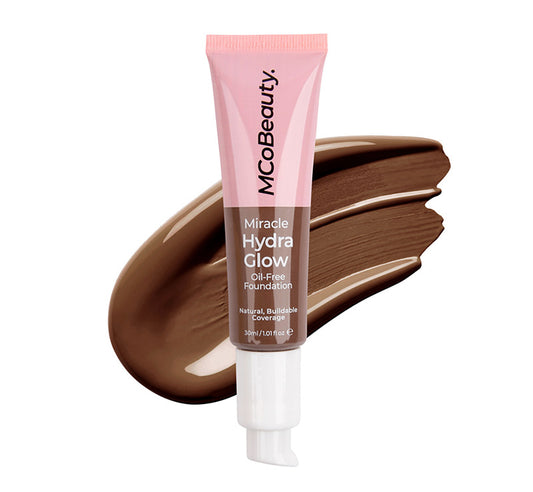MCOBEAUTY MIRACLE HYDRA-GLOW OIL-FREE FOUNDATION - TAN DEEP Glam Raider