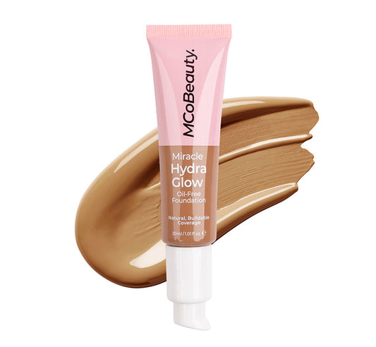MCOBEAUTY MIRACLE HYDRA-GLOW OIL-FREE FOUNDATION - WARM HONEY Glam Raider