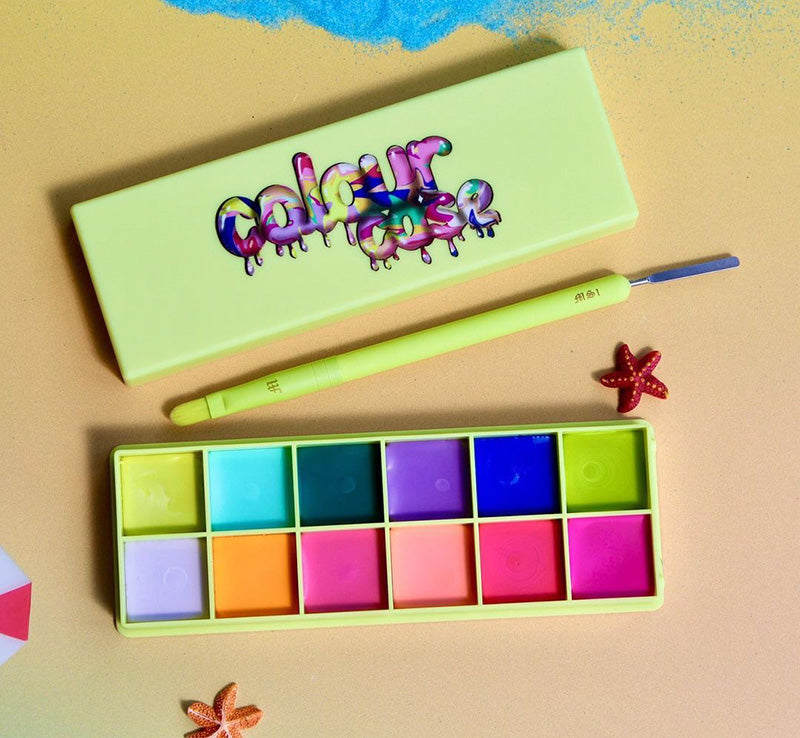 COLOUR CASE COSMETIC PAINT PALETTE - THE ELECTRICS