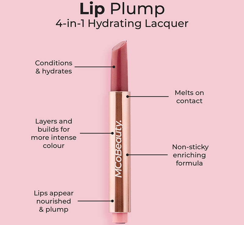 LIP PLUMP 4-IN-1 HYDRATING LACQUER - EMILY