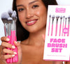 7 PIECE ESSENTIAL FACE BRUSH SET