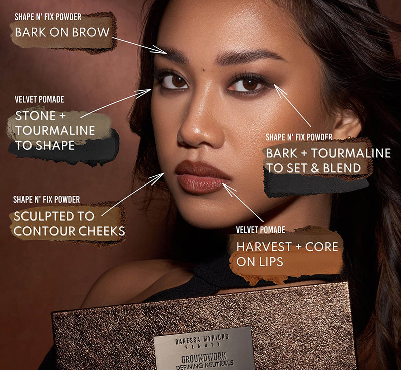 Danessa Myricks Groundwork Defining Neutrals Palette for Eyes, Brows, Face  & Lips – Glam Raider