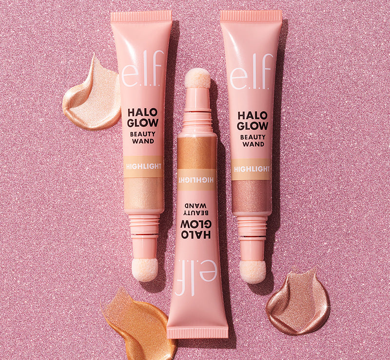 HALO GLOW HIGHLIGHT BEAUTY WAND - ROSE QUARTZ