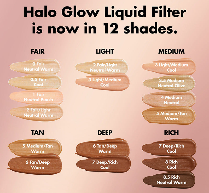 HALO GLOW LIQUID FILTER - 2 FAIR/LIGHT