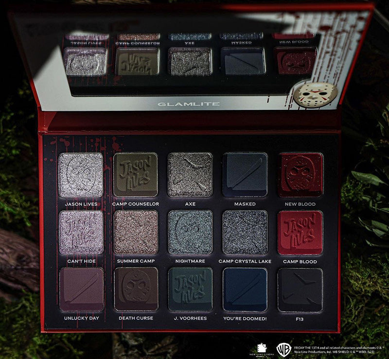 FRIDAY THE 13TH x GLAMLITE CAMP CRYSTAL LAKE PALETTE