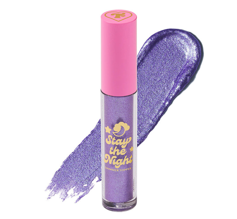STAY THE NIGHT SHIMMER TOPPER - LOVE POTION