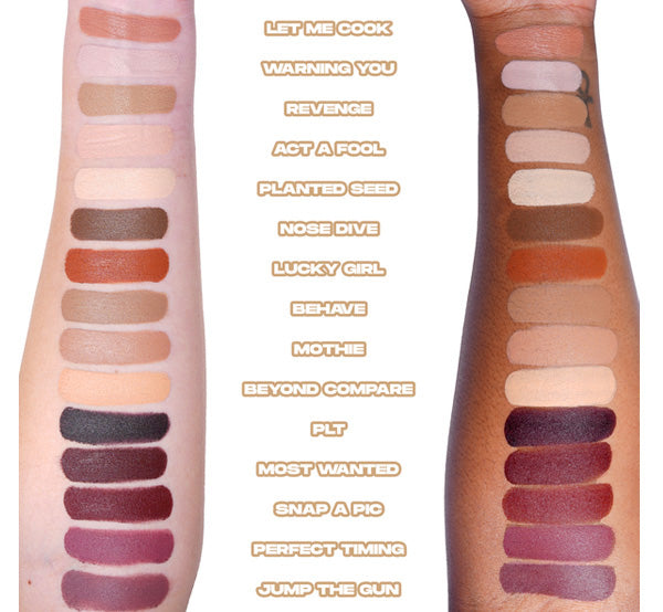 CUPID CASE LIP PALETTE & LIP BRUSH SET - MUTED NUDES