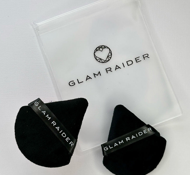 Glam Raider Beauty Triangle Powder Puff Makeup Sponge