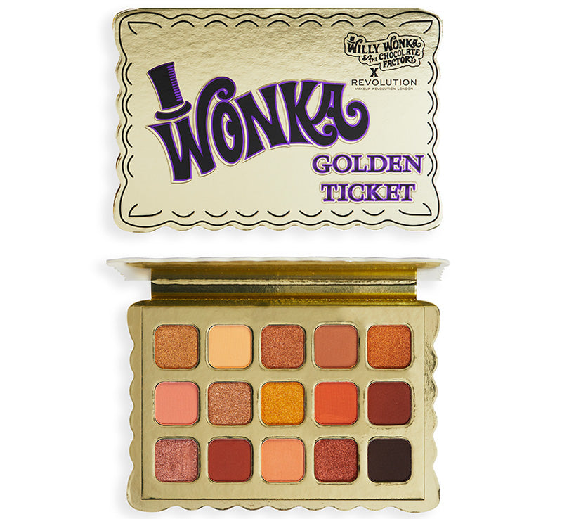 WILLY WONKA x REVOLUTION GOLDEN TICKET PALETTE