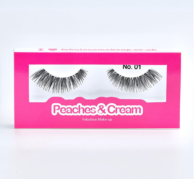 PEACHES AND CREAM NO.01 FALSE EYELASHES Glam Raider