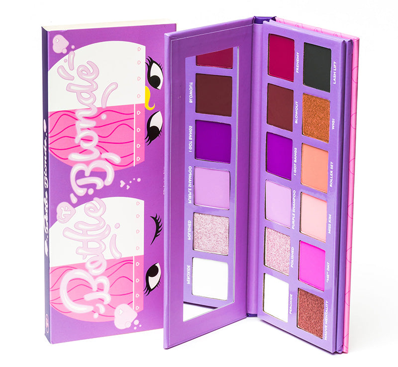 Trixie Cosmetics Bottle Blonde Eyeshadow Palette Glam Raider