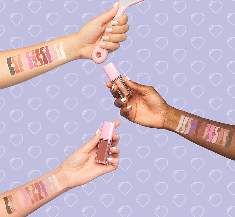 Trixie Cosmetics Bottle Blonde Eyeshadow Palette Glam Raider