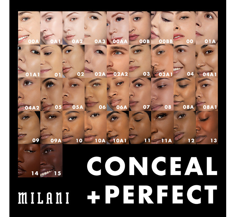 MILANI CONCEAL + PERFECT 2-IN-1 FOUNDATION - MEDIUM BEIGE Glam Raider