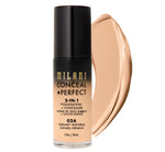MILANI CONCEAL + PERFECT 2-IN-1 FOUNDATION - CREAMY NATURAL Glam Raider