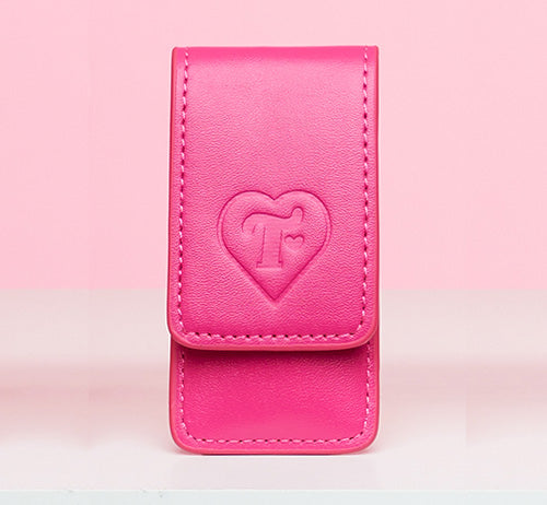Heart Tweezers with Pouch - Trixie Cosmetics