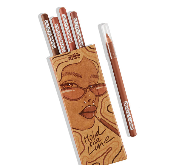 Peaches & Cream Hold The Line Lip Liner Set Glam Raider
