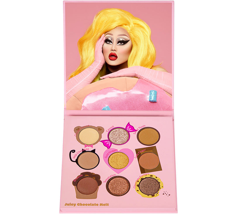 KIMCHI CHIC BEAUTY JUICY NINE PALETTE - CHOCOLATE MELT Glam Raider