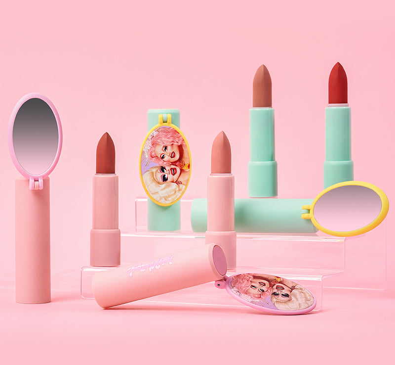 KIMCHI CHIC x TRIXIE LOLIPS LIPSTICK - PINK SORBET