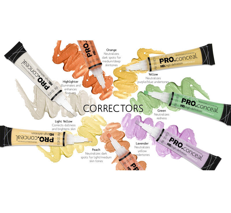 LA GIRL ORANGE CORRECTOR CONCEALER Glam Raider