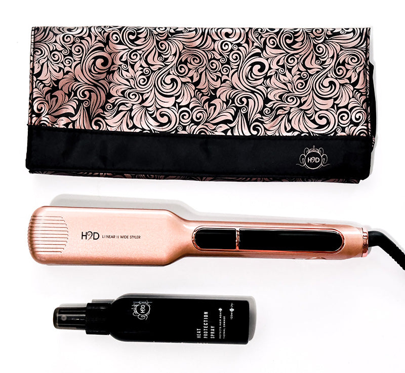 LINEAR 11 ROSE GOLD WIDE HAIR STRAIGHTENER