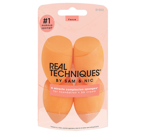 REAL TECHNIQUES MIRACLE COMPLEXION SPONGE - 4 PACK Glam Raider
