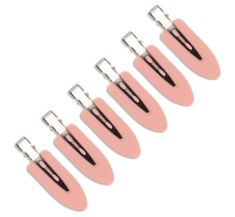 NO-CREASE HAIR CLIPS - PINK