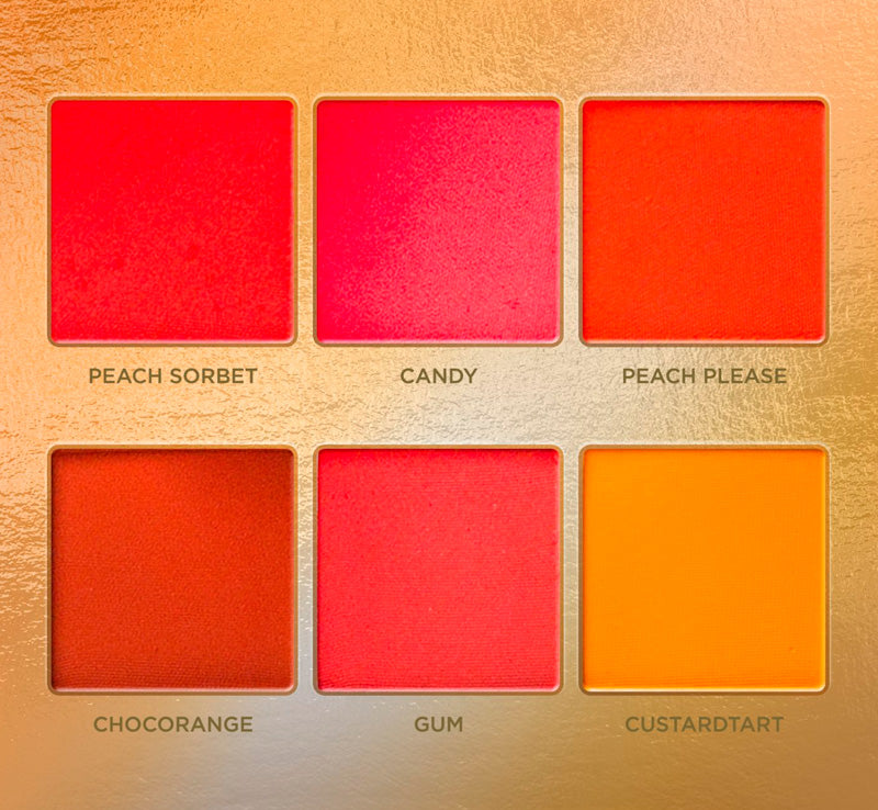 DOLL BEAUTY PEACHES & POPTARTS PALETTE Glam Raider