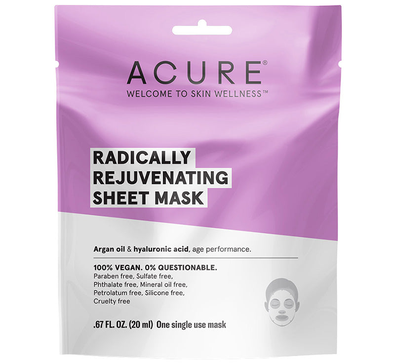 ACURE RADICALLY REJUVENATING SHEET MASK Glam Raider