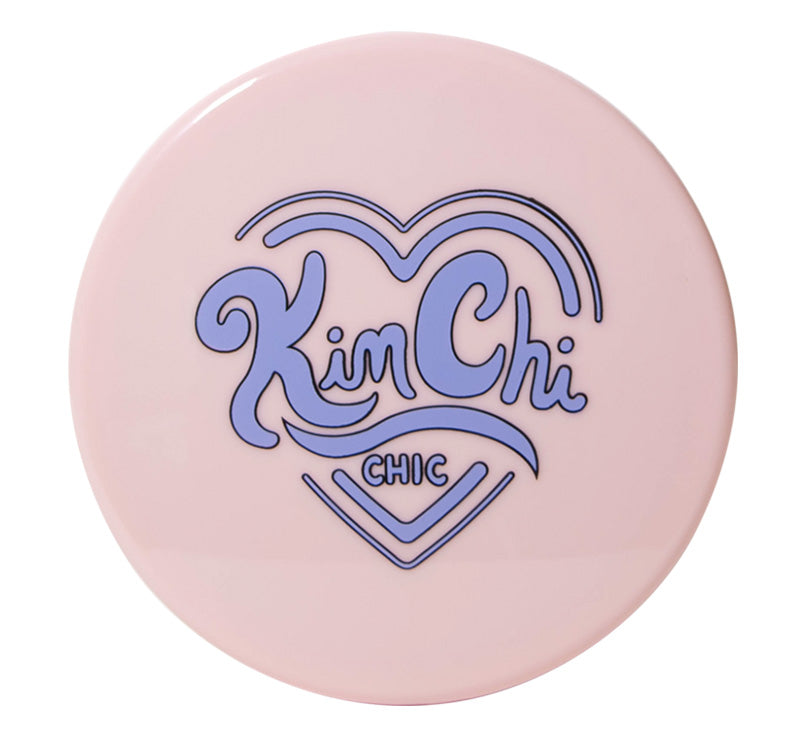 KIMCHI CHIC BEAUTY ROUND COMPACT MIRROR - ROSY Glam Raider