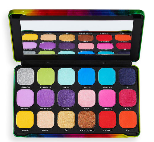 MAKEUP REVOLUTION FOREVER FLAWLESS WE ARE LOVE PALETTE Glam Raider